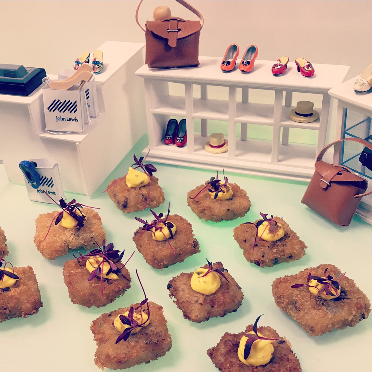 Canape Display for the John Lewis Leeds Launch