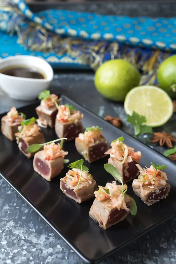 Dine Delivered | Canapes | Seared Tuna