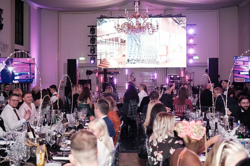 Dine Events | Corporate Event Specialist | Corporate Awards Dinner | Rise Hall