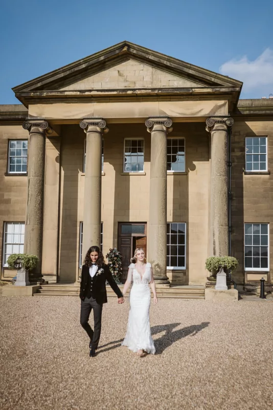 Dine Venues | Rise Hall | Spring wedding in Yorkshire | Stately home wedding venue | White wedding | Hannah Brooke Photography