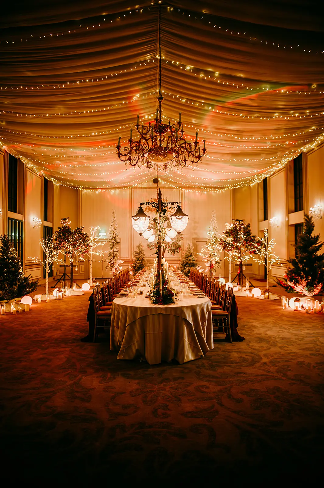 Dine Events | Rise Hall | Winter weddings in Yorkshire | Christmas Wedding Style